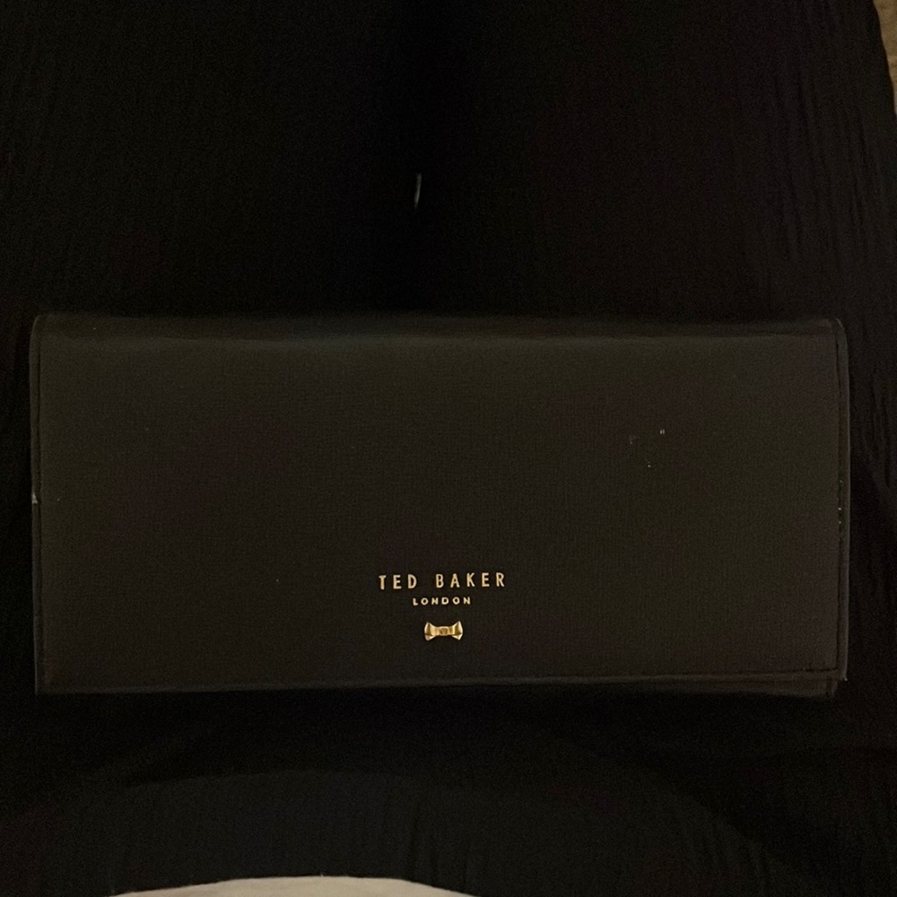 Ted baker wallet purse woman black classic